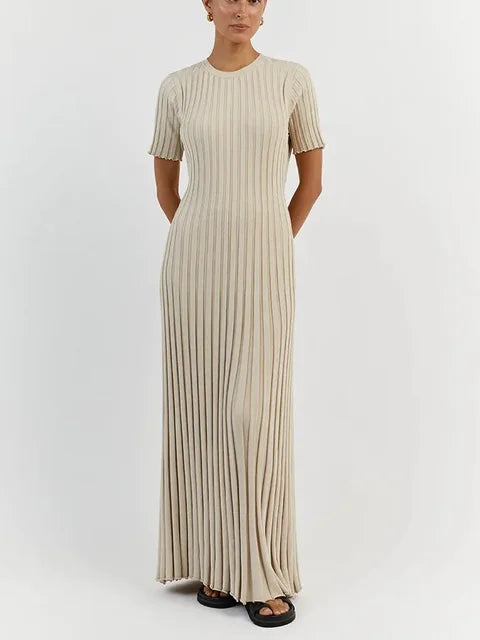 Maxi - Gebreide Lange Jurk
