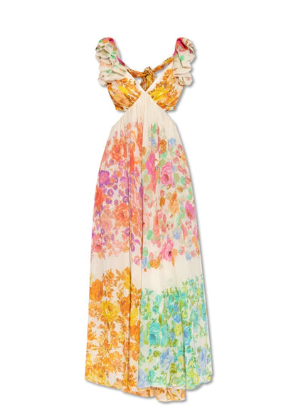 Linne - Zomerjurk met bloemenpatroon