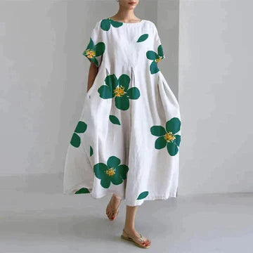 Calliope - Elegante jurk met bloemenpatroon