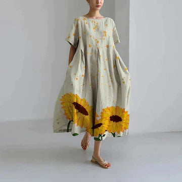 Calliope - Elegante jurk met bloemenpatroon
