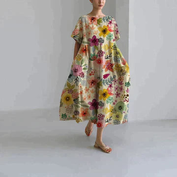 Calliope - Elegante jurk met bloemenpatroon