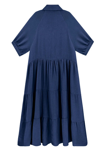 Klara - Midi-jurk met zakken