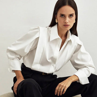 Camille | Blouse Boutonnée Oversize