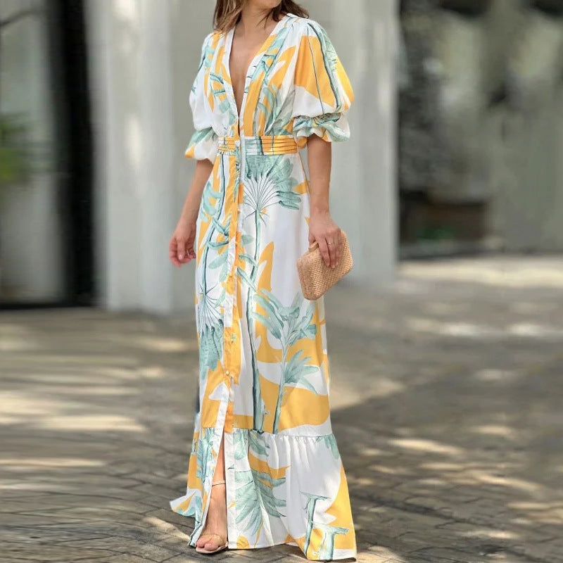 Serene - V-Hals Jurk