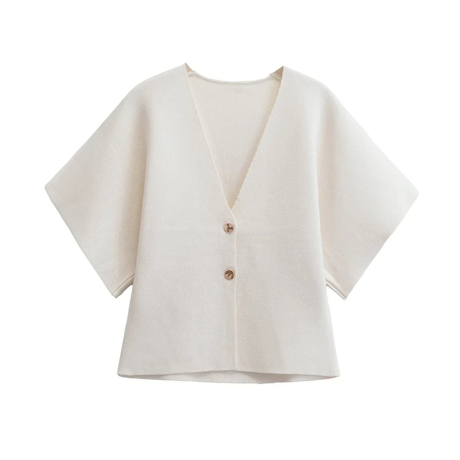 Francette | Blouse Boutonnée Minimaliste Chic