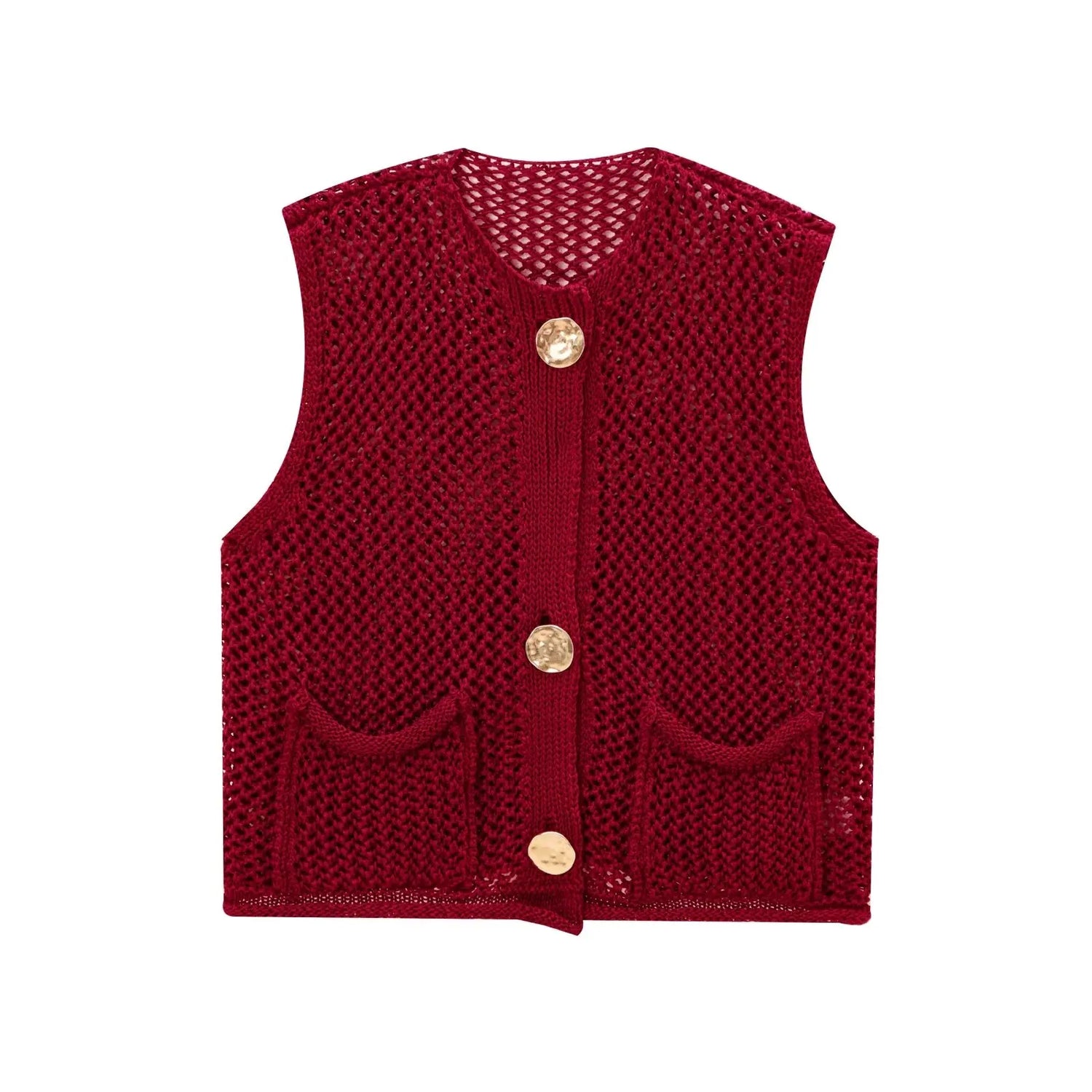 Eleanor | Le Gilet Boutonné Tricoté