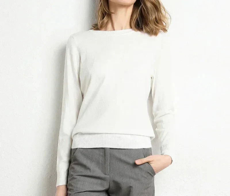 Le Clair™ | Pull confort en laine essentiel