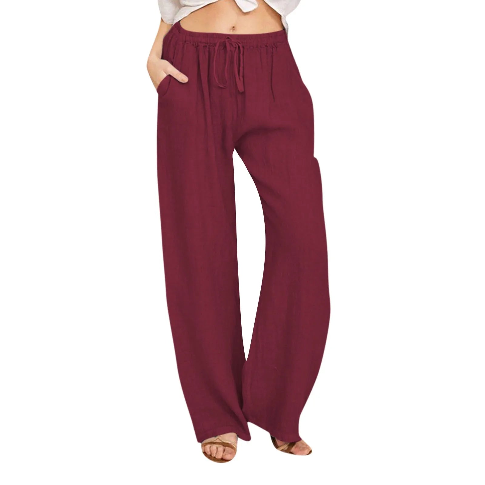 Éloïse | Pantalon confort à jambe large