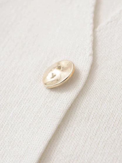Francette | Blouse Boutonnée Minimaliste Chic