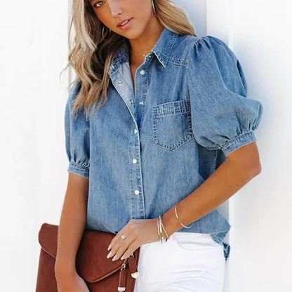 Eva | Chemises en Denim Décontractées