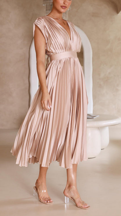 Alexis - Robe plissée élégante