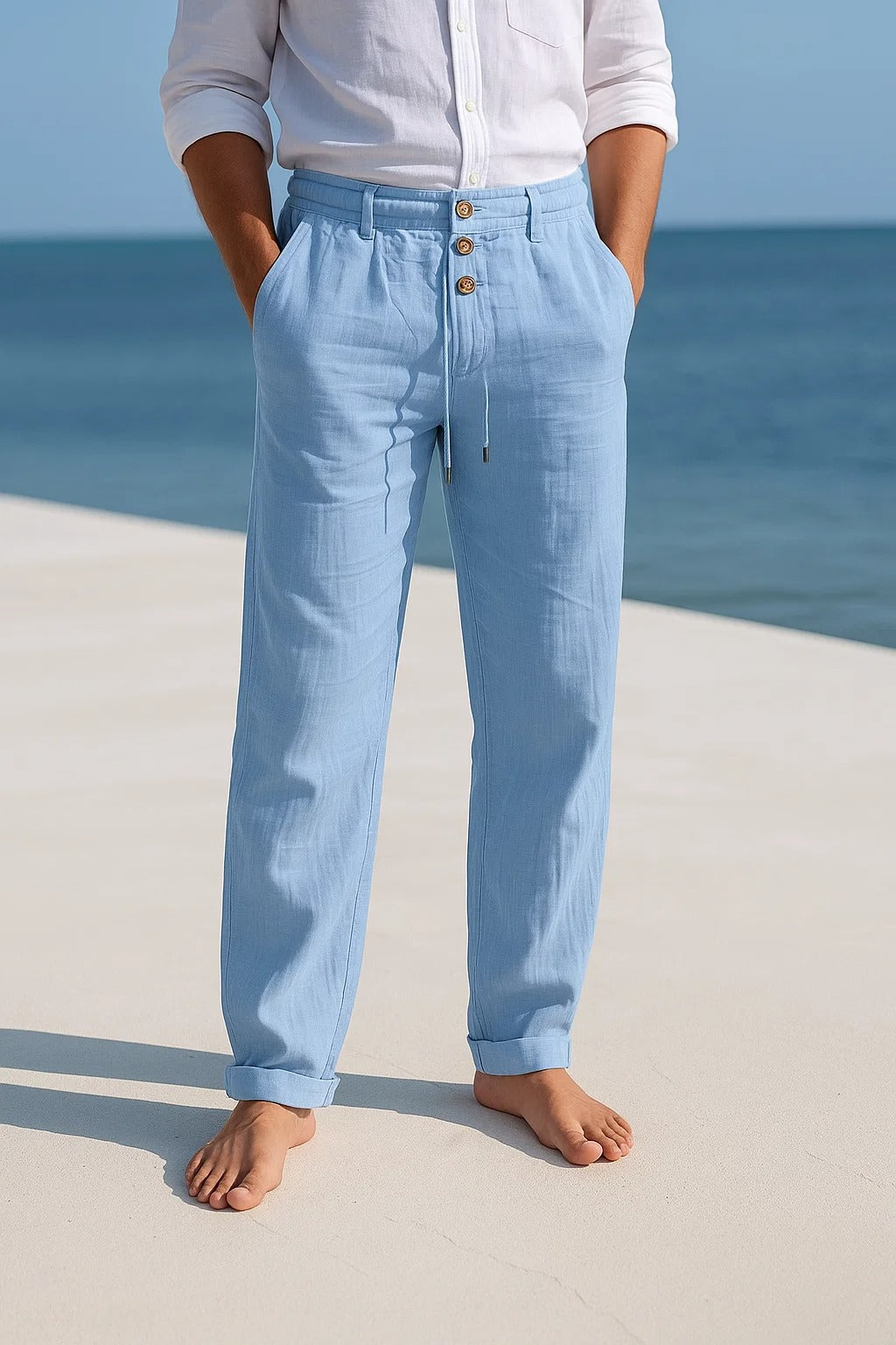 Coastal Comfort Linnen Broek