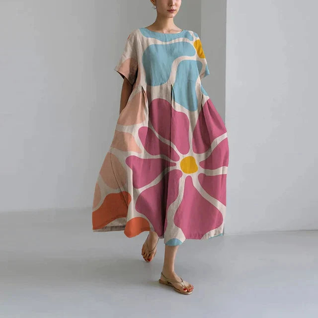 Calliope - Elegante jurk met bloemenpatroon
