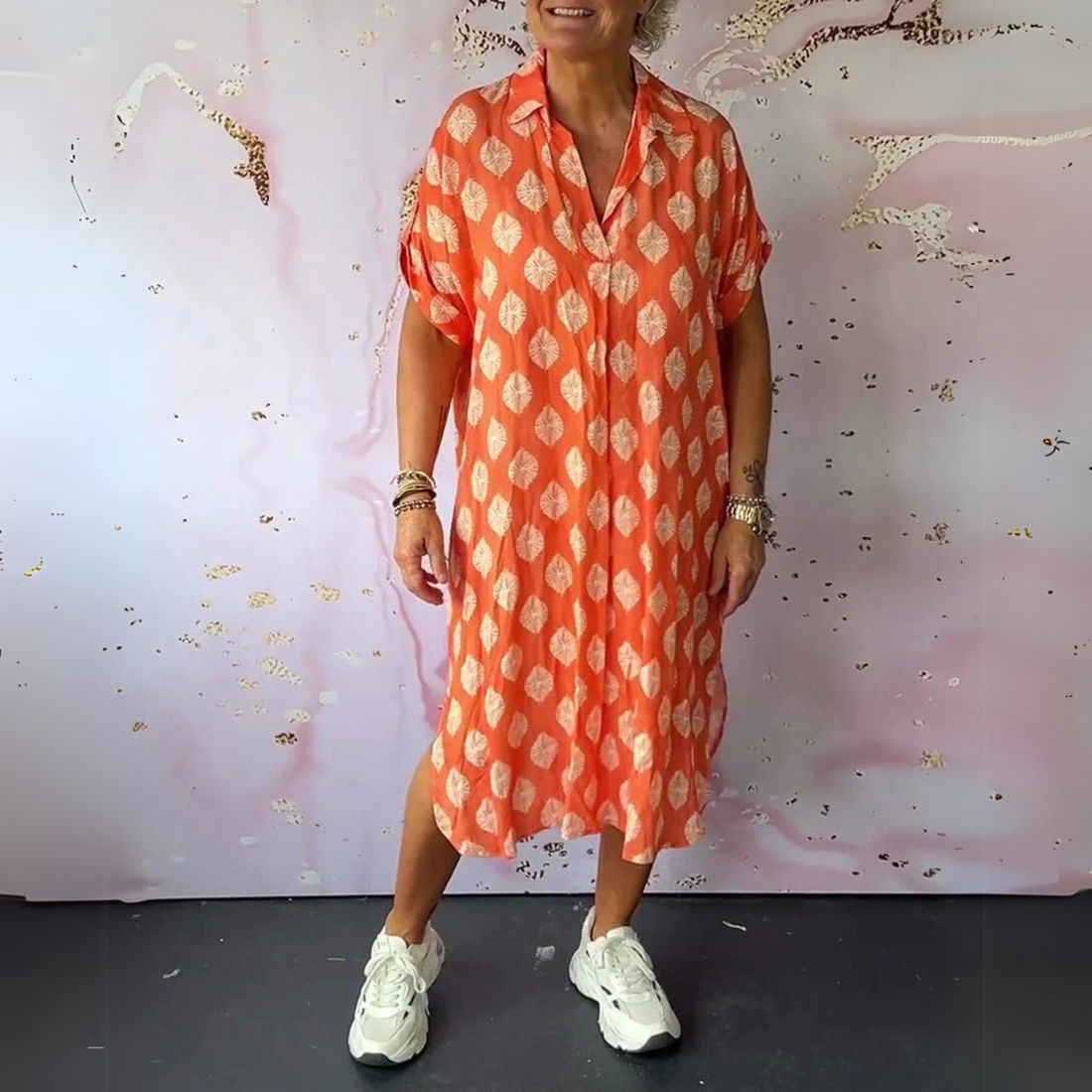 Lisette™ | Robe Chemise Fluide et Moderne