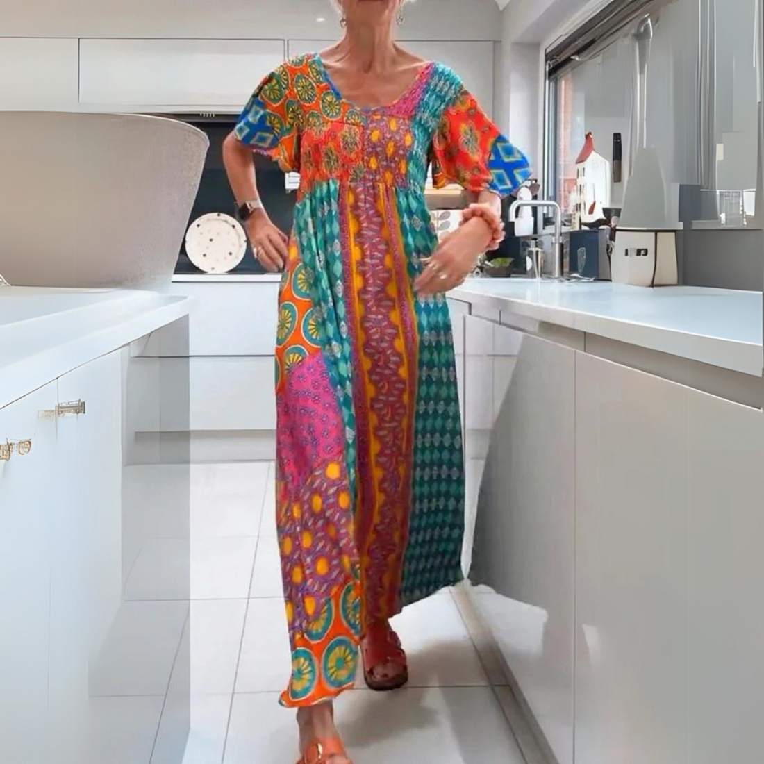 Delisa™ | Robe Bohème Colorée