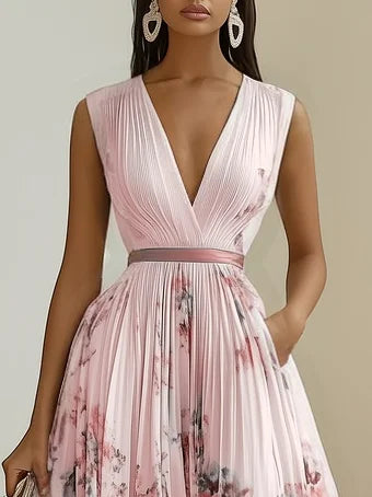 Isabel | Vestido Midi Estampado Elegante