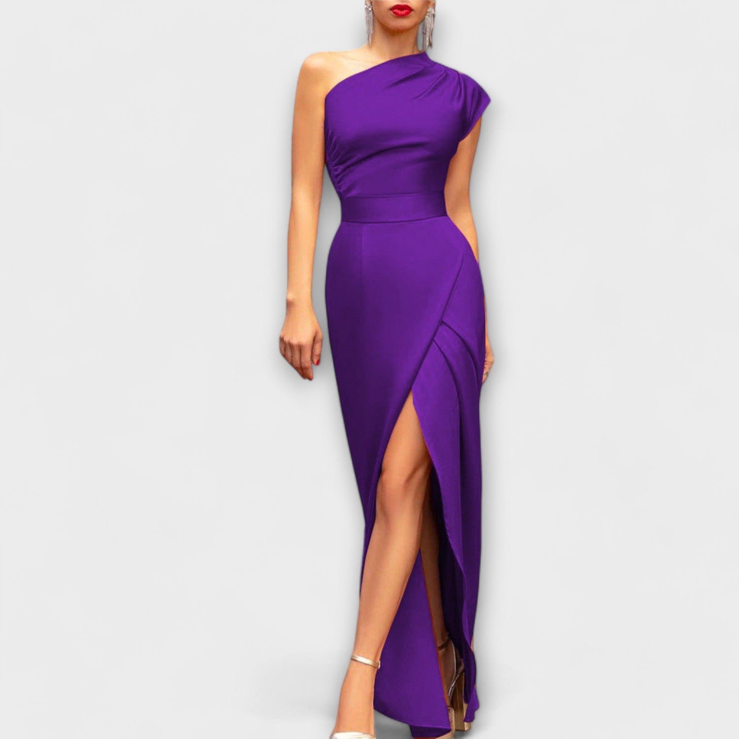 Axa - Elegante asymmetrische avondjurk