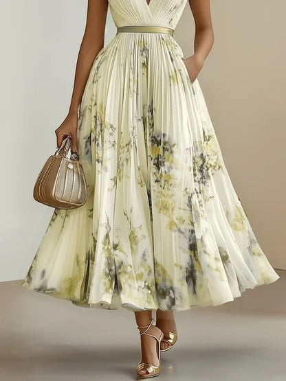 Isabel | Vestido Midi Estampado Elegante