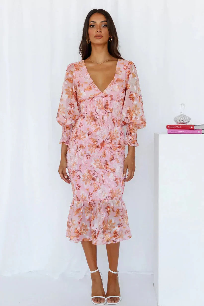 Miley™ | Jurk met Bloemenpatroon