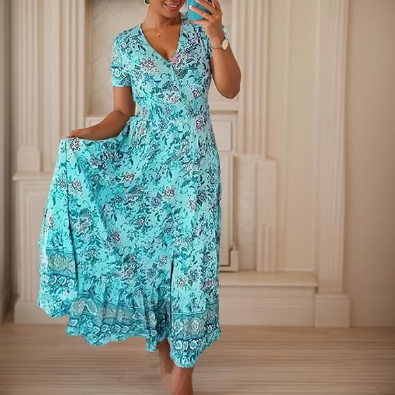 Sofia™ | Robe Bohème Ciel d’Été