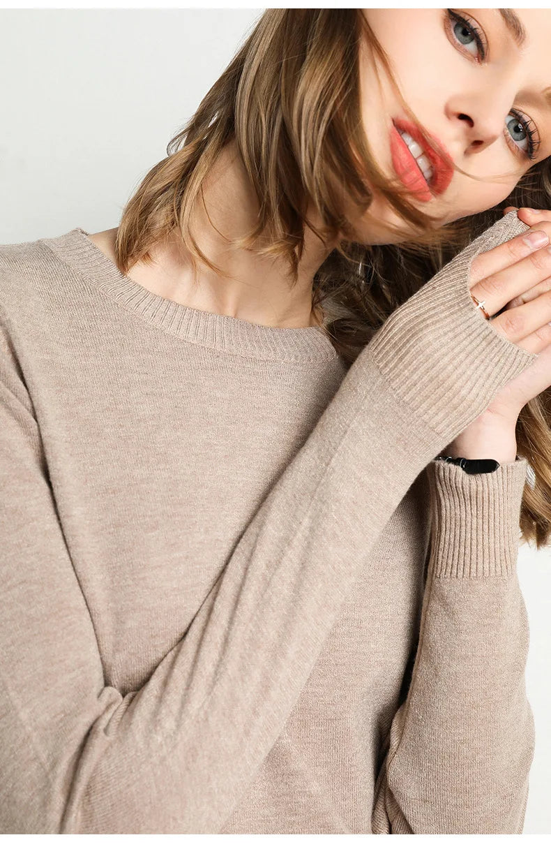 Le Clair™ | Pull confort en laine essentiel