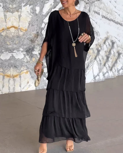 Colette™ | Robe Fluide à Étages Élégante