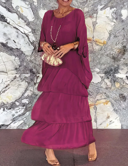 Colette™ | Robe Fluide à Étages Élégante