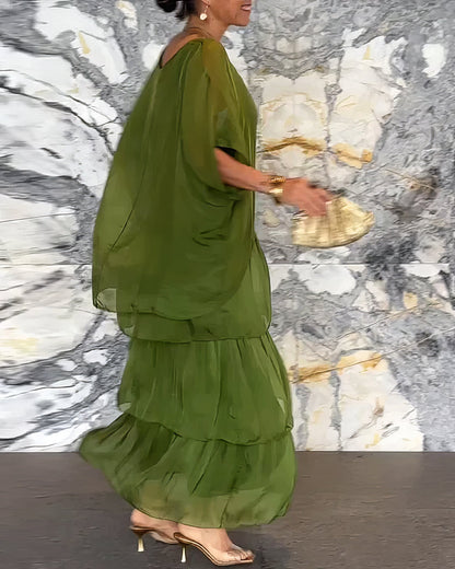 Colette™ | Robe Fluide à Étages Élégante