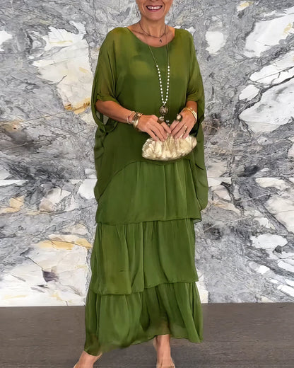 Colette™ | Robe Fluide à Étages Élégante